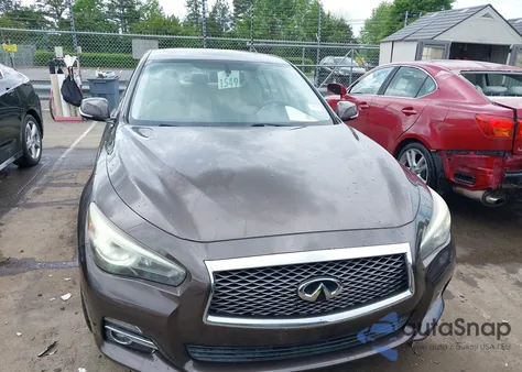 2014 Infiniti Q50 Premium z USA, uszkodzony, nr VIN JN1BV7AR0EM692344